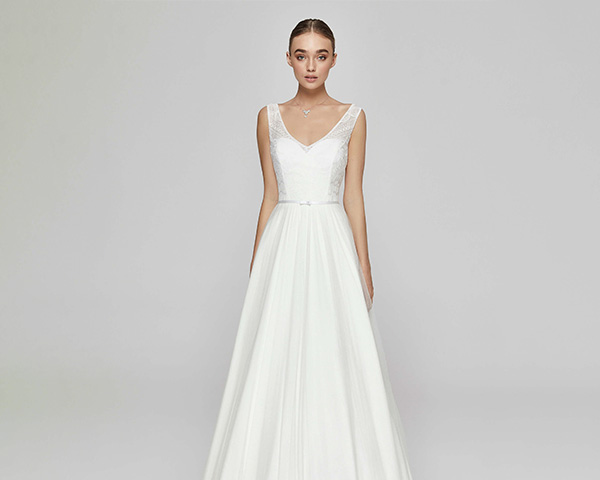 Ivory A-Line Wedding Dresses for Destination Weddings