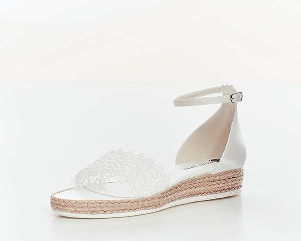 Step into Romance: Embrace the Boho Bride Vibe with Lace and Satin Wedding Shoes